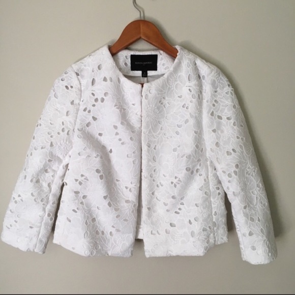 Banana Republic Jackets & Blazers - Banana Republic white eyelet blazer